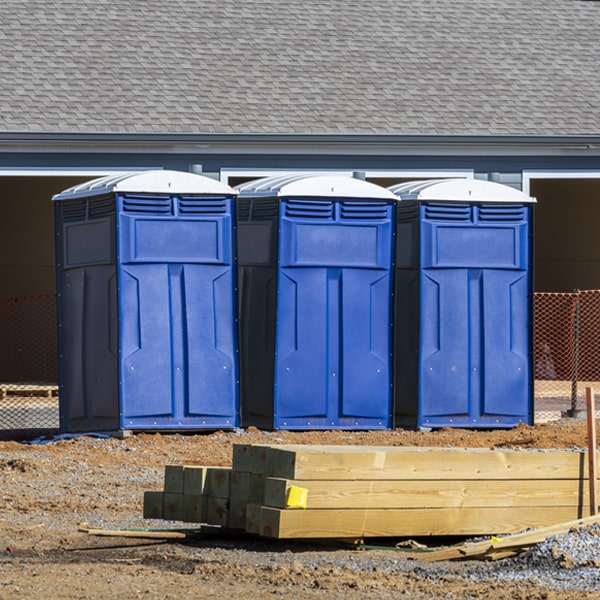 are there any restrictions on what items can be disposed of in the portable restrooms in Albert Michigan